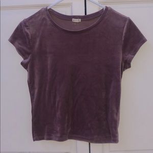 soft purple short sleeve t shirt